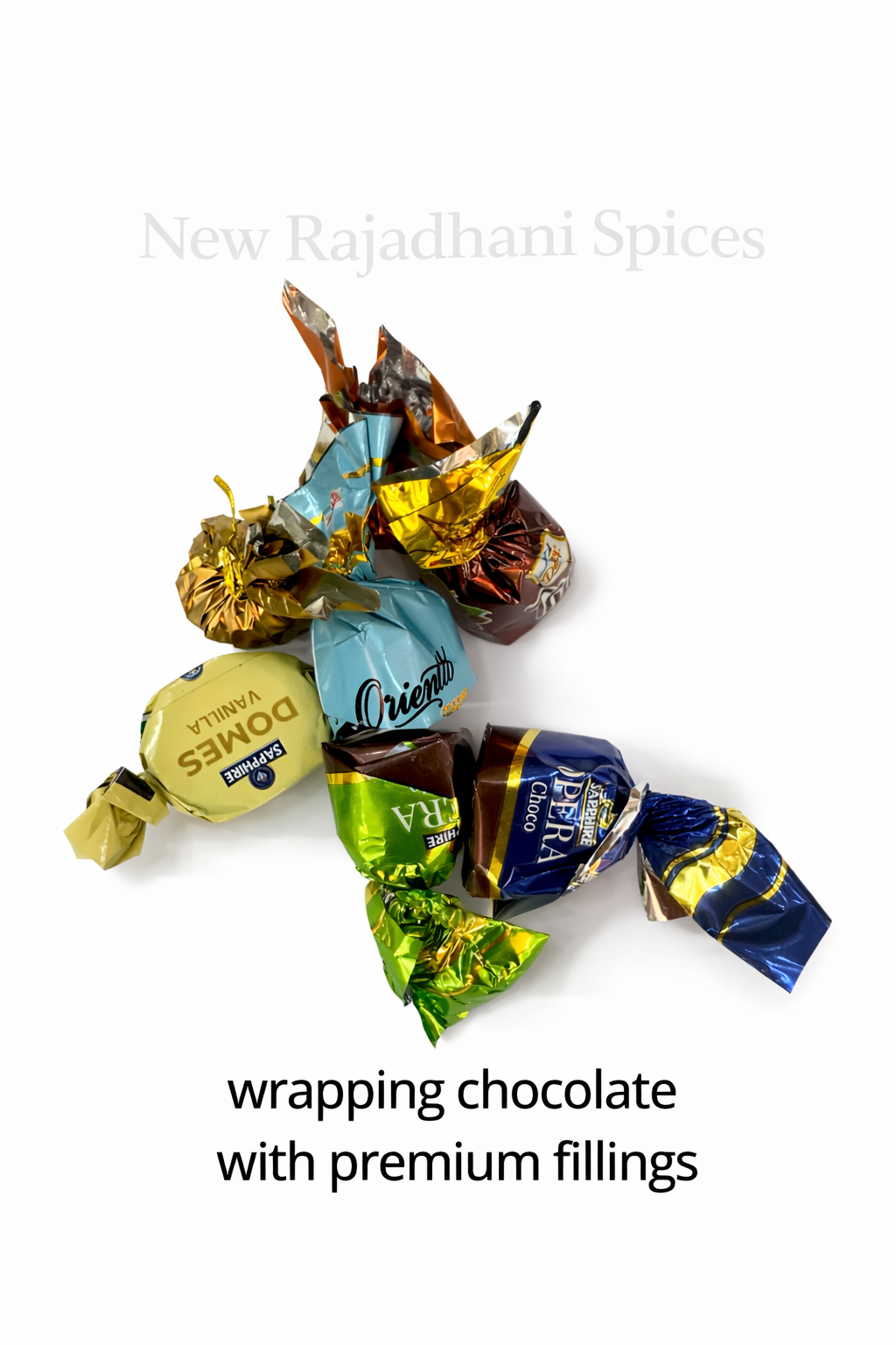 Wrapping chocolate with premium fillings