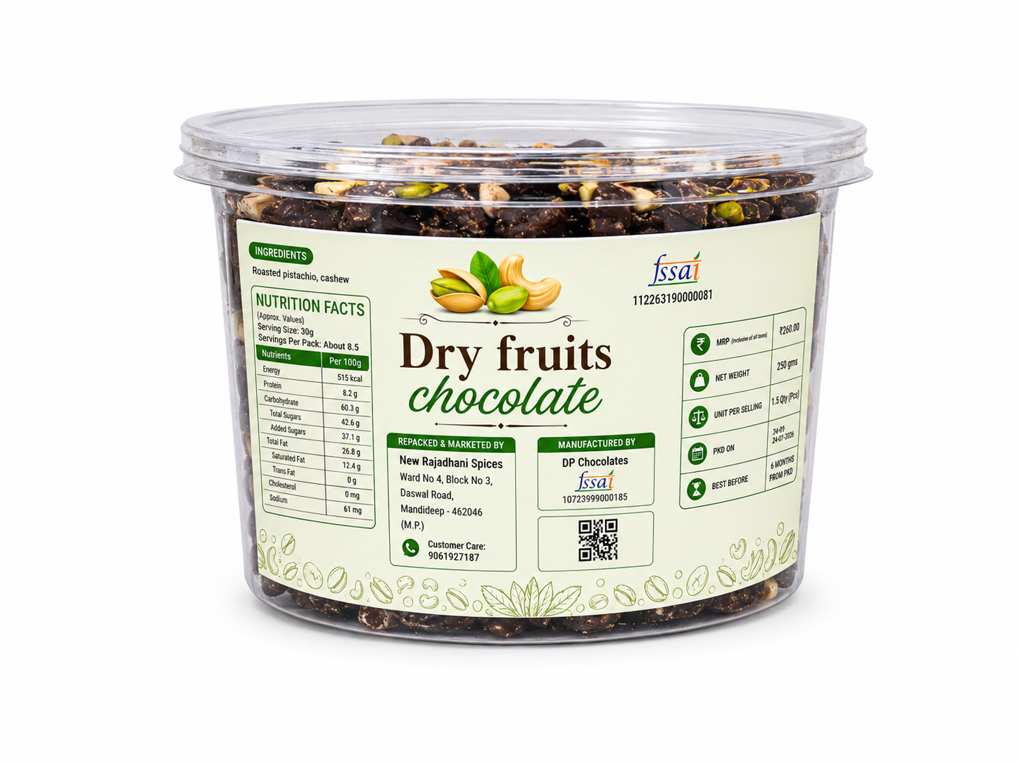 Dry Fruits Chocolate